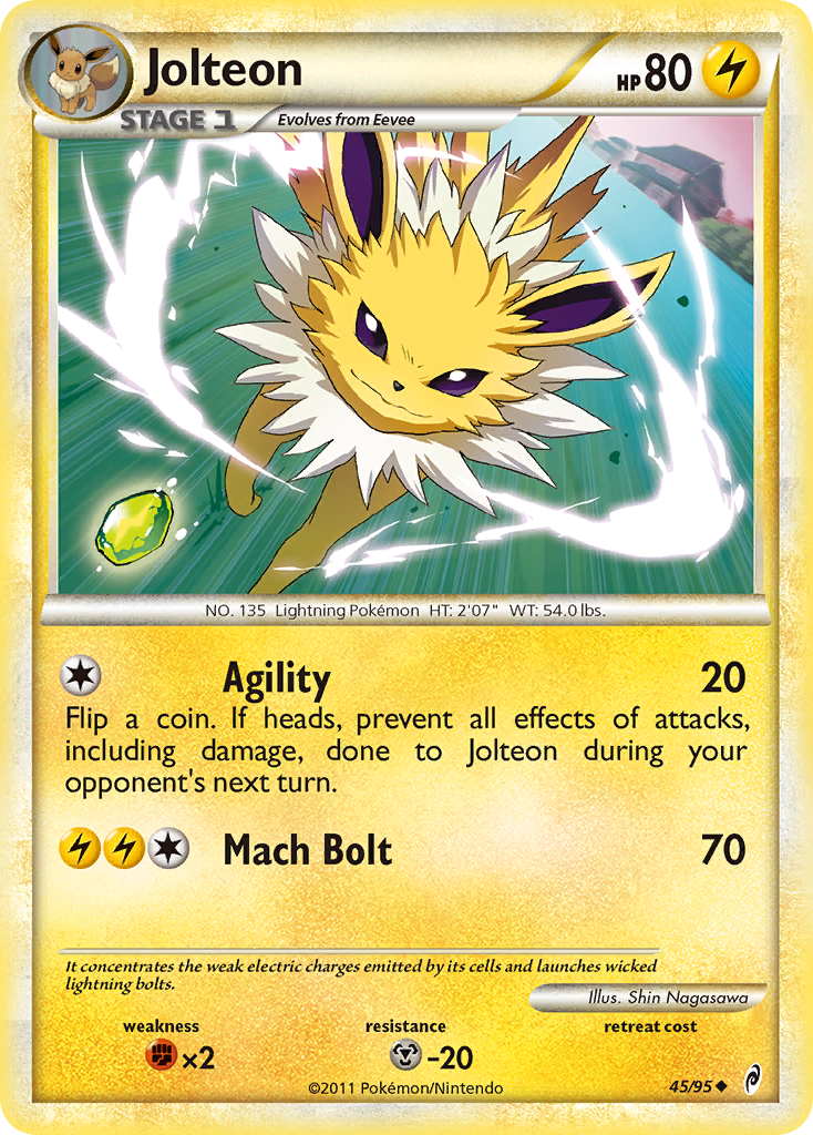 Jolteon (45/95) [HeartGold & SoulSilver: Call of Legends] | GnG Games