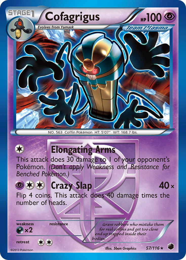 Cofagrigus (57/116) [Black & White: Plasma Freeze] | GnG Games