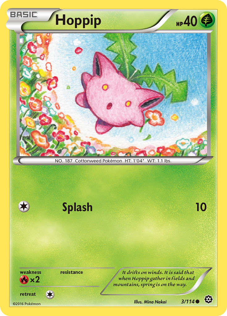 Hoppip (3/114) [XY: Steam Siege] | GnG Games