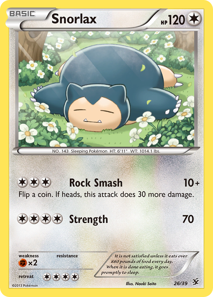 Snorlax (26/39) [XY: Kalos Starter Set] | GnG Games