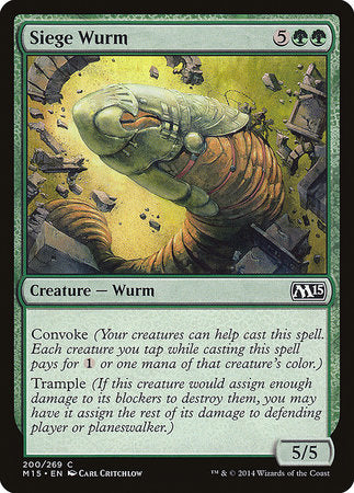 Siege Wurm [Magic 2015] | GnG Games