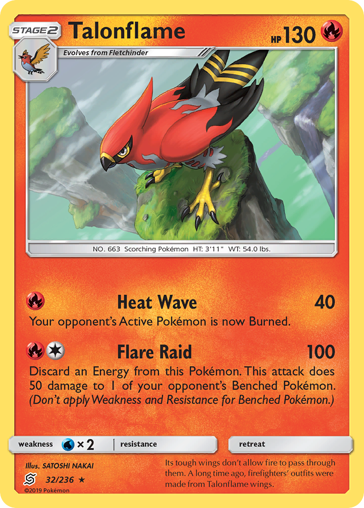 Talonflame (32/236) [Sun & Moon: Unified Minds] | GnG Games