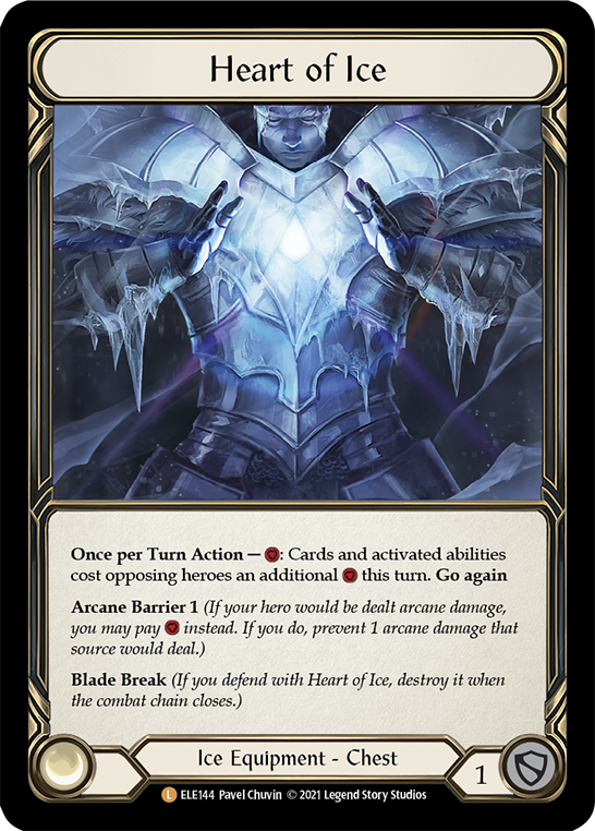 Heart of Ice [ELE144] (Tales of Aria)  1st Edition Cold Foil | GnG Games