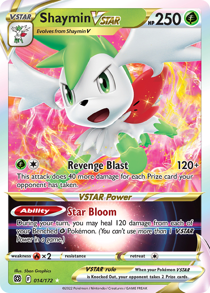 Shaymin VSTAR (014/172) (Jumbo Card) [Sword & Shield: Brilliant Stars] | GnG Games