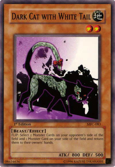 Dark Cat with White Tail [MFC-083] Common | GnG Games
