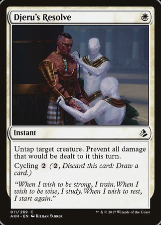 Djeru's Resolve [Amonkhet] | GnG Games