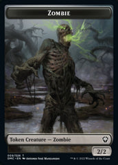 Phyrexian // Zombie Double-sided Token [Dominaria United Tokens] | GnG Games