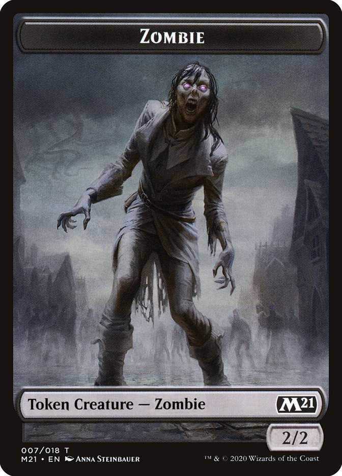 Zombie Token [Core Set 2021] | GnG Games