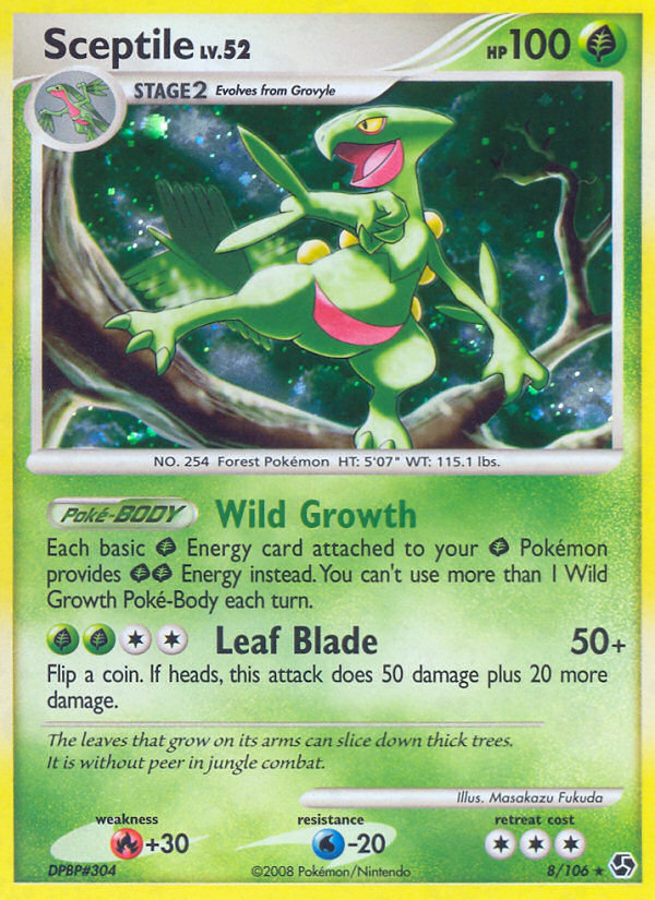 Sceptile (8/106) [Diamond & Pearl: Great Encounters] | GnG Games