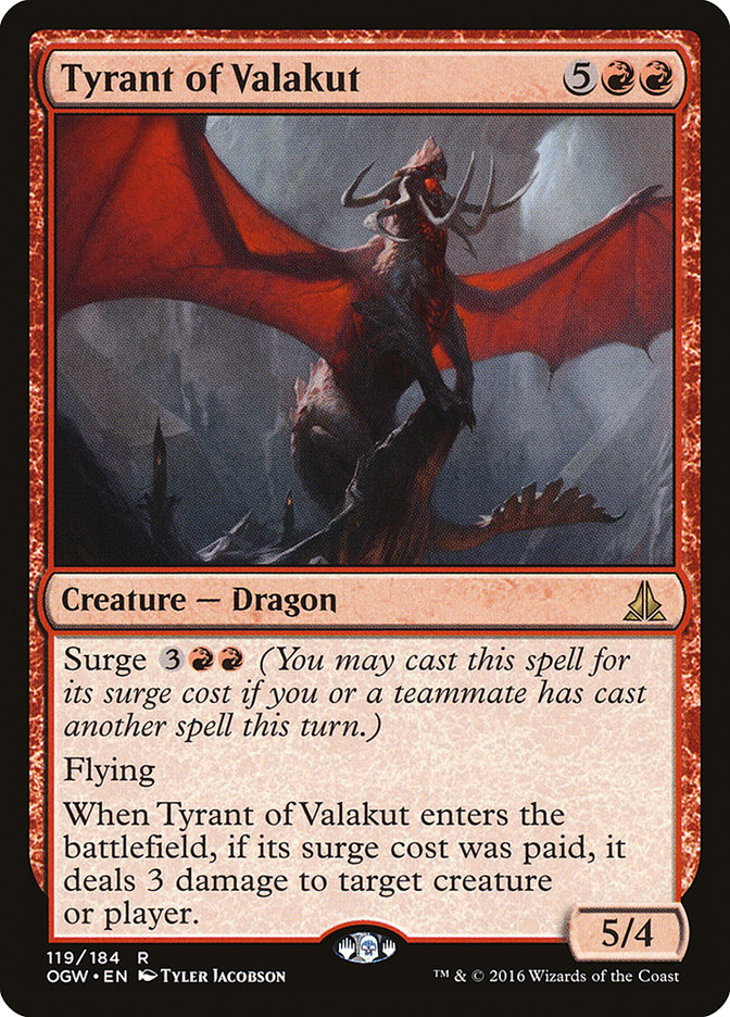 Tyrant of Valakut [Oath of the Gatewatch] | GnG Games