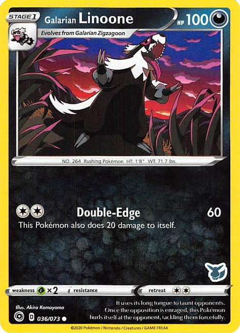 Galarian Linoone (036/073) (Eevee Deck) [Battle Academy 2022] | GnG Games