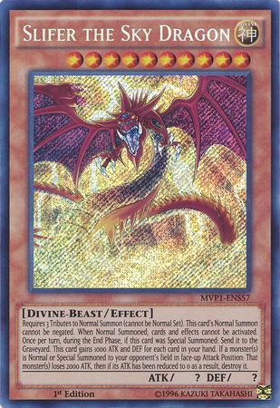 Slifer the Sky Dragon [MVP1-ENS57] Secret Rare | GnG Games