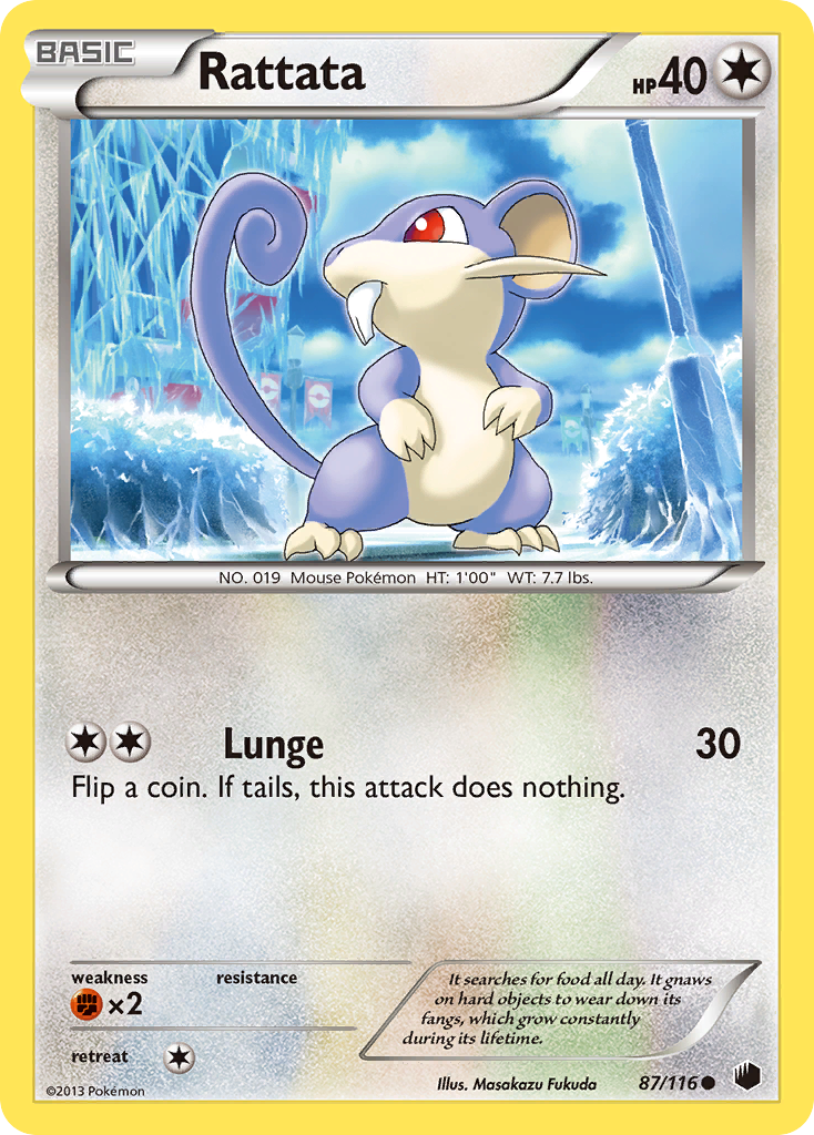 Rattata (87/116) [Black & White: Plasma Freeze] | GnG Games