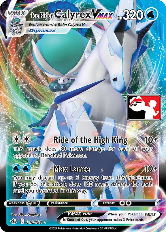 Ice Rider Calyrex VMAX (046/198) [Prize Pack Series One] | GnG Games