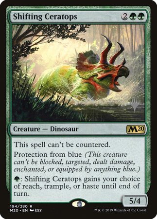 Shifting Ceratops [Core Set 2020 Promos] | GnG Games