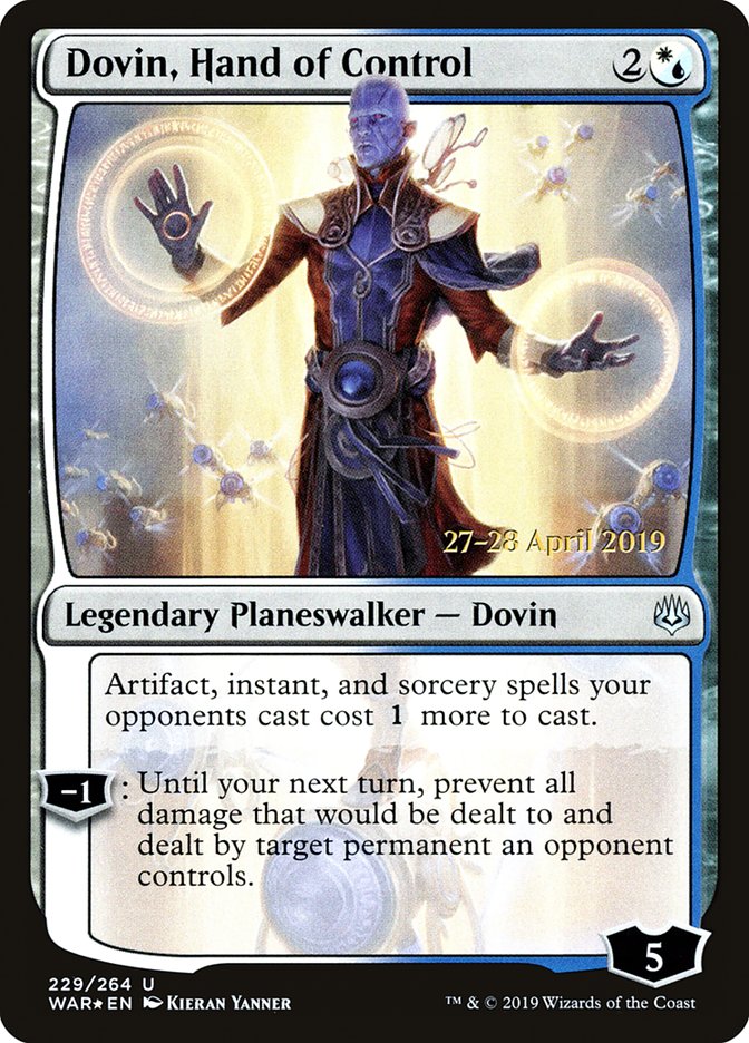 Dovin, Hand of Control  [War of the Spark Prerelease Promos] | GnG Games