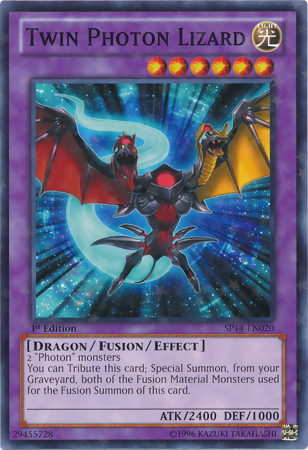 Twin Photon Lizard [SP14-EN020] Starfoil Rare | GnG Games