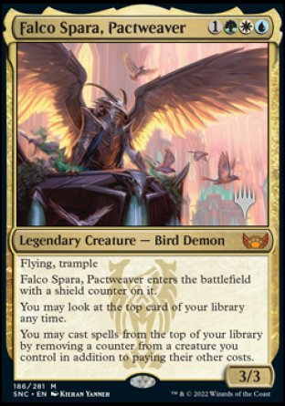 Falco Spara, Pactweaver (Promo Pack) [Streets of New Capenna Promos] | GnG Games