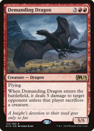 Demanding Dragon [Core Set 2019 Promos] | GnG Games