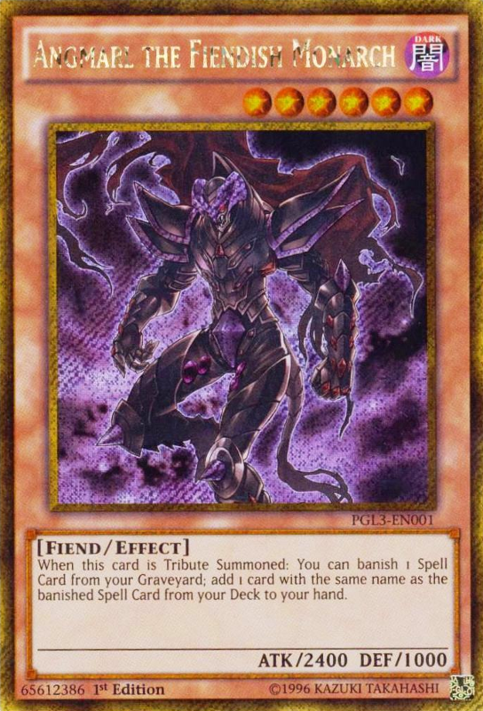 Angmarl the Fiendish Monarch [PGL3-EN001] Gold Secret Rare | GnG Games