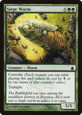 Siege Wurm [Ravnica: City of Guilds] | GnG Games