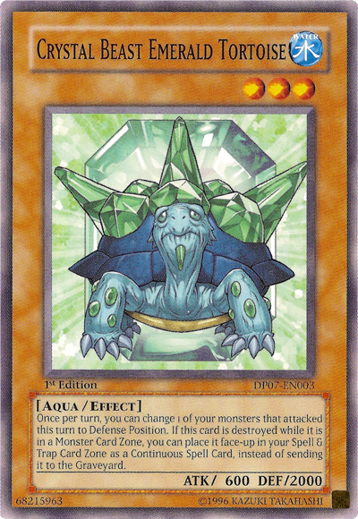 Crystal Beast Emerald Tortoise [DP07-EN003] Common | GnG Games