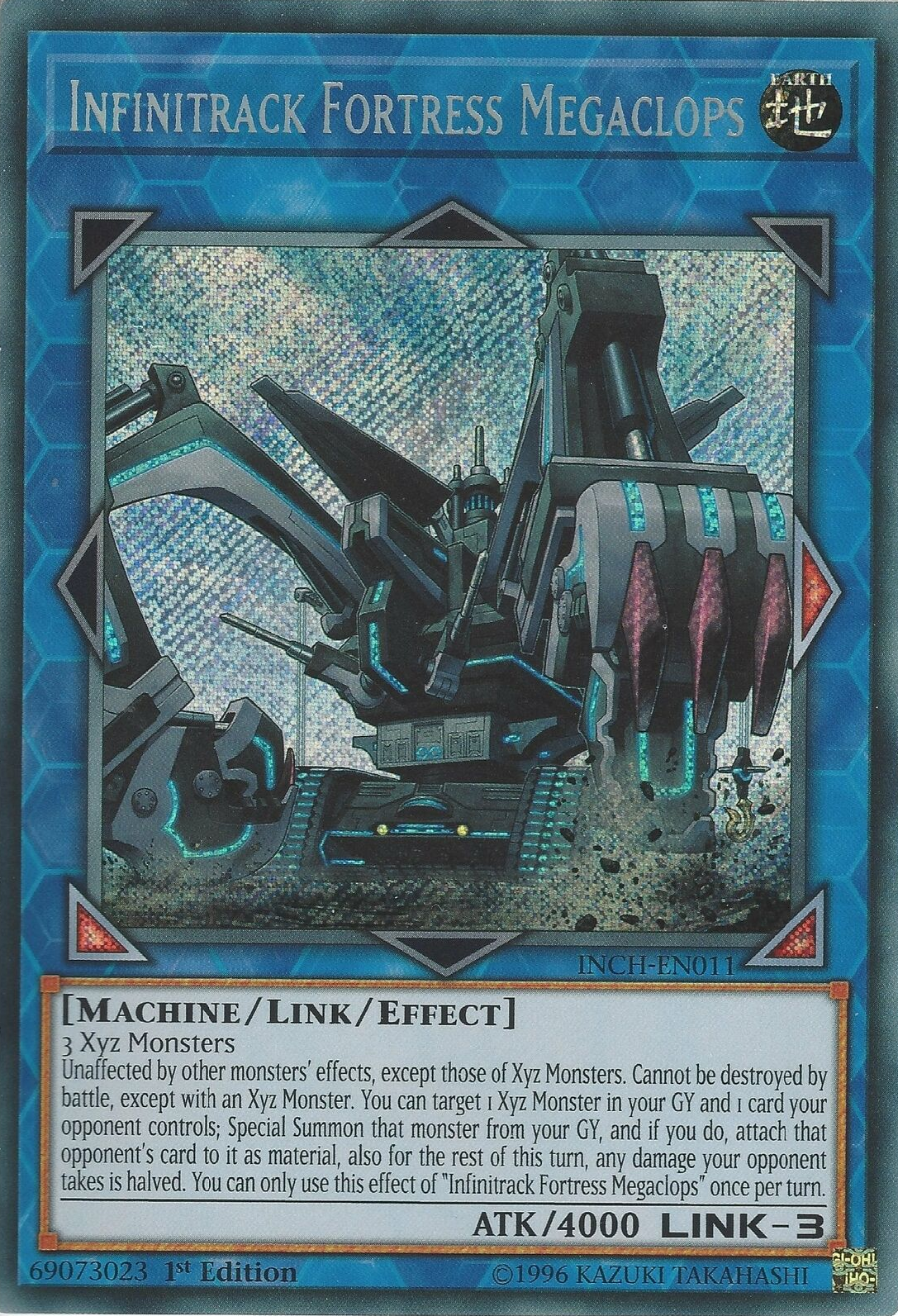 Infinitrack Fortress Megaclops [INCH-EN011] Secret Rare | GnG Games