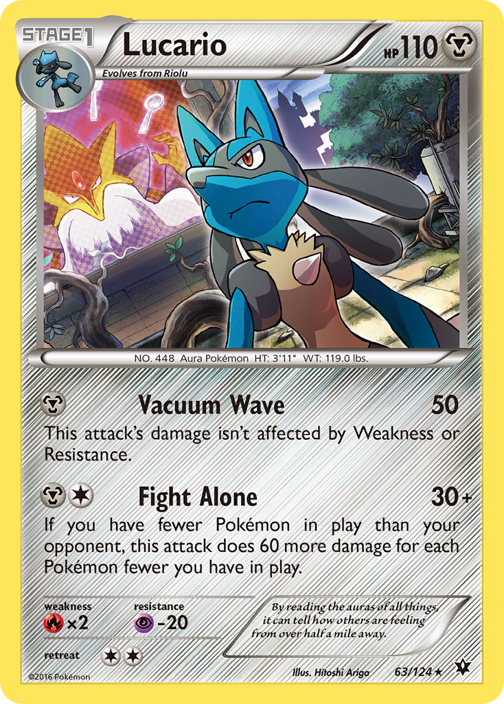 Lucario (63/124) (Cosmos Holo) [XY: Fates Collide] | GnG Games