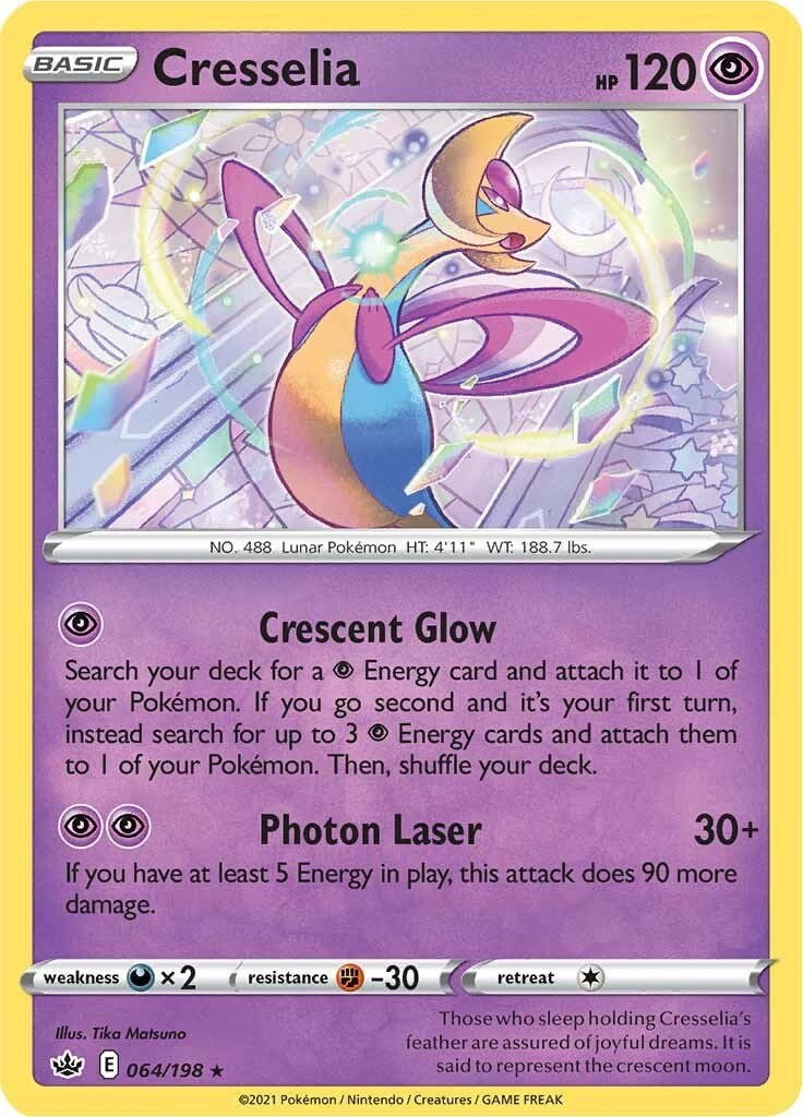 Cresselia (064/198) (Theme Deck Exclusive) [Sword & Shield: Chilling Reign] | GnG Games