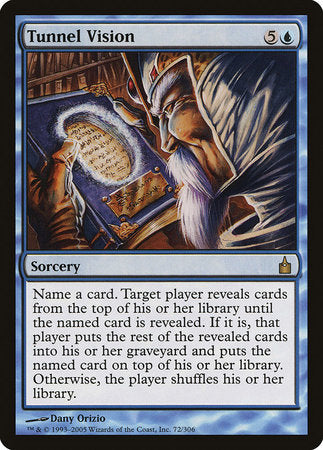 Tunnel Vision [Ravnica: City of Guilds] | GnG Games
