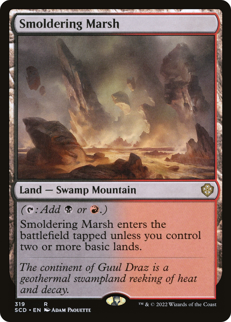 Smoldering Marsh [Starter Commander Decks] | GnG Games