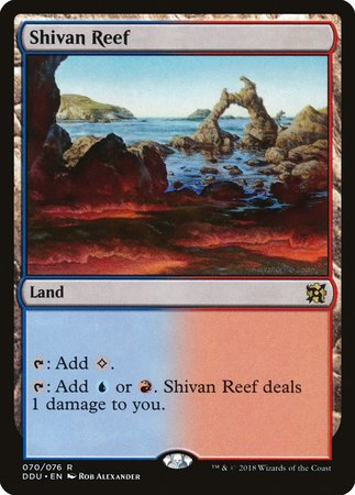 Shivan Reef [Duel Decks: Elves vs. Inventors] | GnG Games