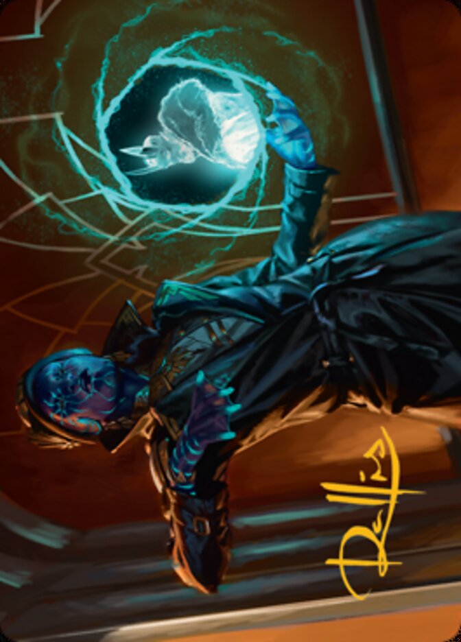 Kamiz, Obscura Oculus Art Card (Gold-Stamped Signature) [Streets of New Capenna Art Series] | GnG Games