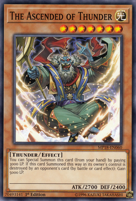 The Ascended of Thunder [MP18-EN060] Short Print | GnG Games