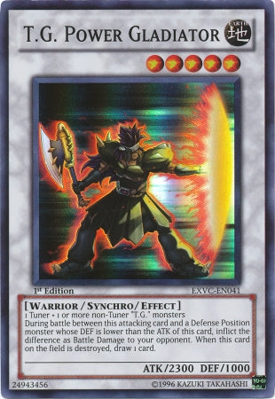 T.G. Power Gladiator [EXVC-EN041] Super Rare | GnG Games