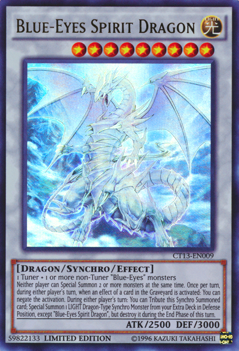 Blue-Eyes Spirit Dragon [CT13-EN009] Ultra Rare | GnG Games