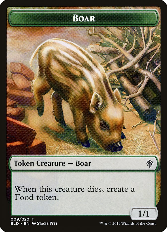 Boar [Throne of Eldraine Tokens] | GnG Games