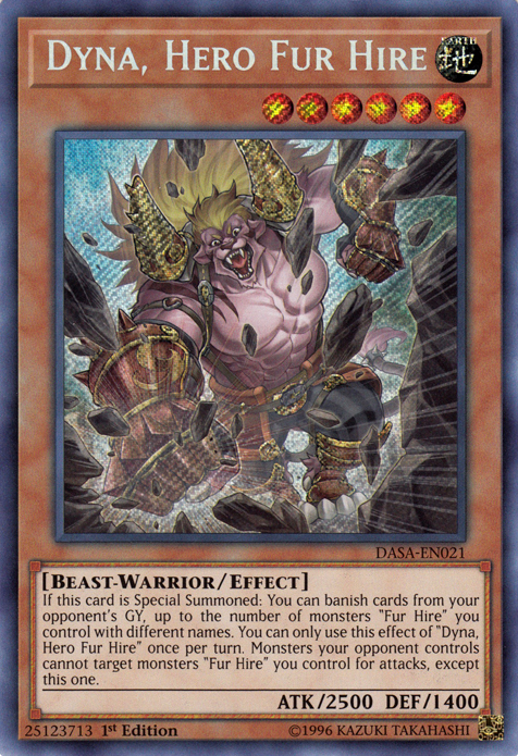 Dyna, Hero Fur Hire [DASA-EN021] Secret Rare | GnG Games