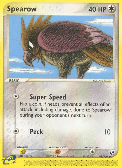 Spearow (81/100) [EX: Sandstorm] | GnG Games