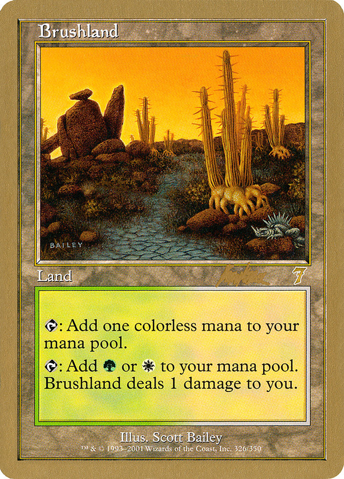 Brushland (Brian Kibler) [World Championship Decks 2002] | GnG Games