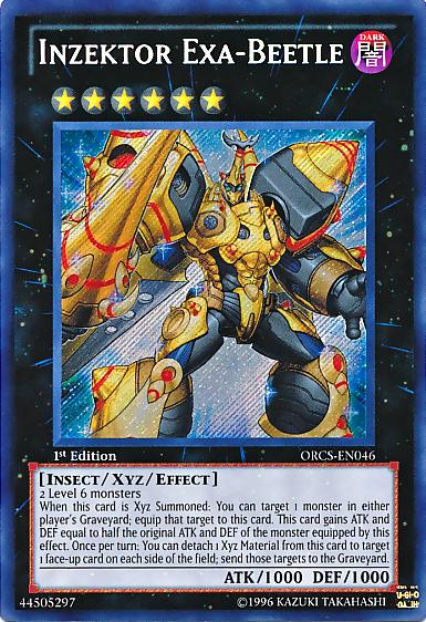 Inzektor Exa-Beetle [ORCS-EN046] Secret Rare | GnG Games