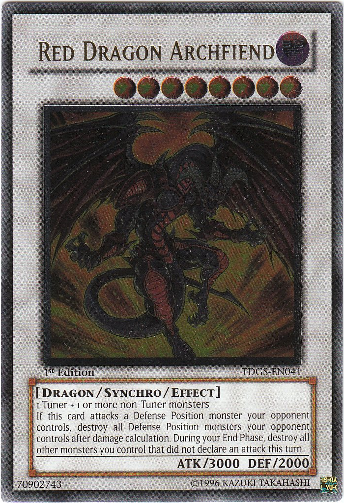 Red Dragon Archfiend (UTR) [TDGS-EN041] Ultimate Rare | GnG Games