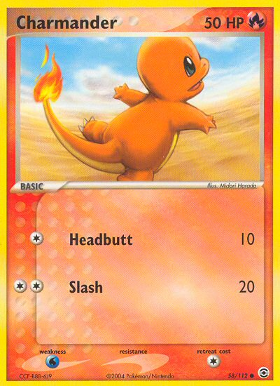 Charmander (58/112) [EX: FireRed & LeafGreen] | GnG Games