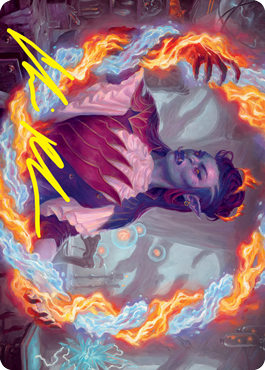Rootha, Mercurial Artist Art Card (Gold-Stamped Signature) [Strixhaven: School of Mages Art Series] | GnG Games