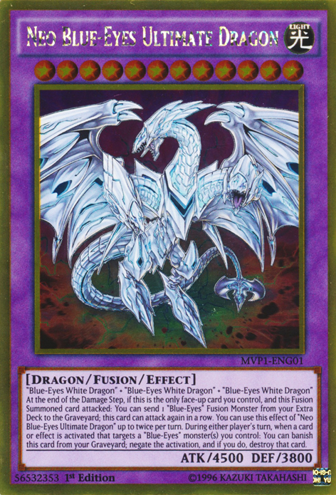 Neo Blue-Eyes Ultimate Dragon [MVP1-ENG01] Gold Rare | GnG Games