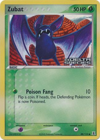 Zubat (88/113) (Stamped) [EX: Delta Species] | GnG Games