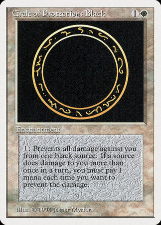Circle of Protection: Black [Summer Magic / Edgar] | GnG Games