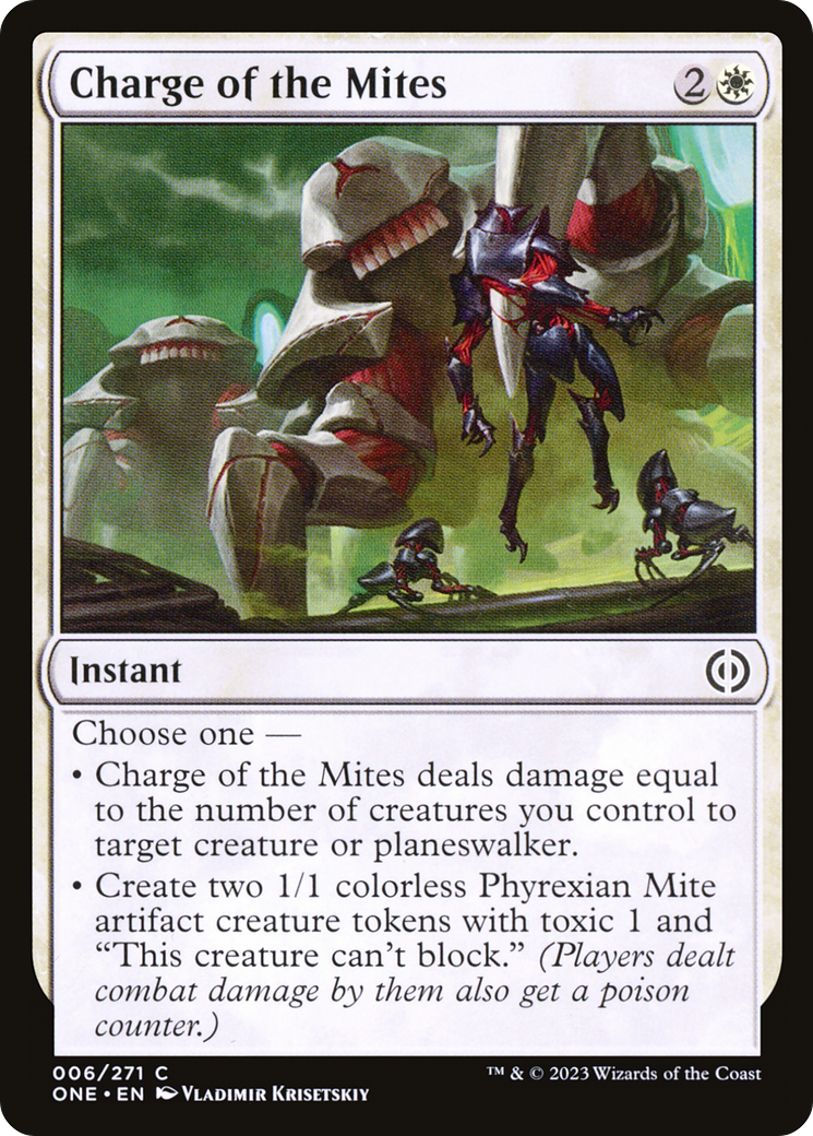 Charge of the Mites [Phyrexia: All Will Be One] | GnG Games