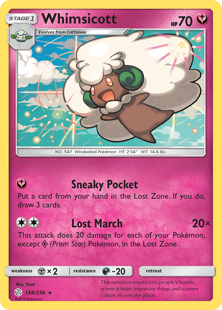 Whimsicott (148/236) [Sun & Moon: Cosmic Eclipse] | GnG Games