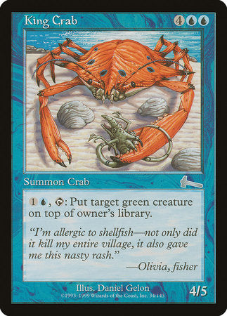 King Crab [Urza's Legacy] | GnG Games